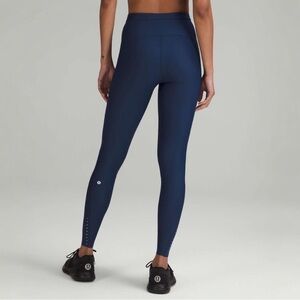Lululemon SenseKnit High-Rise Running Tight 28" Mineral Blue Size 6